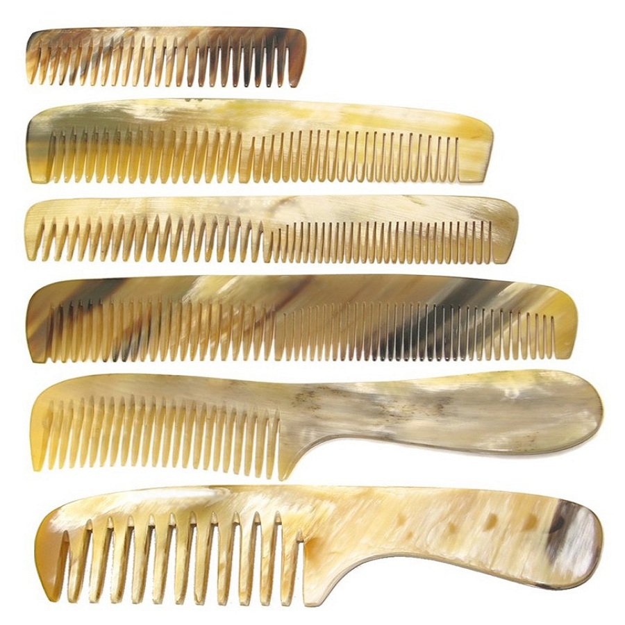 horn-comb-wide-single-tooth-with-handle-19-cm